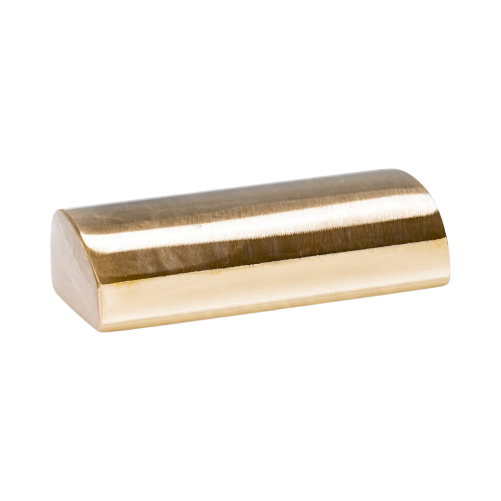 The Detail Warehouse Geist Chill Bar, a heavy metal tool for cooling leather during grain embossing repairs.
