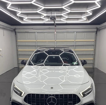 14 Light Hexagon Hexagrid LED Lighting System With Border