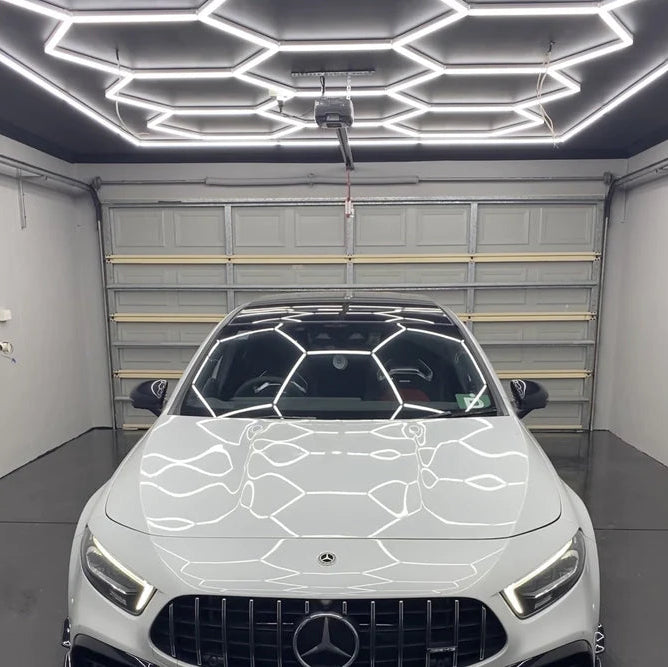 14 Light Hexagon Hexagrid LED Lighting System With Border