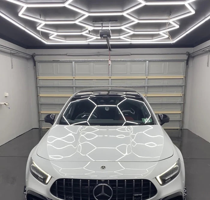 14 Light Hexagon Hexagrid LED Lighting System With Border