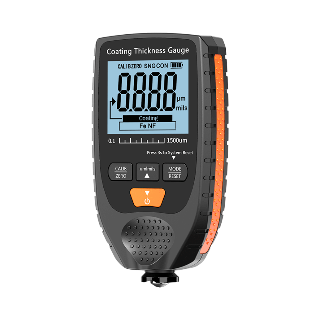 The Detail Warehouse digital paint thickness gauge with LCD backlight for automotive coating measurement