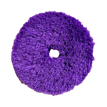 The Detail Warehouse OPTiX Purple Haze medium synthetic wool polishing pad for car paint correction and swirl removal.