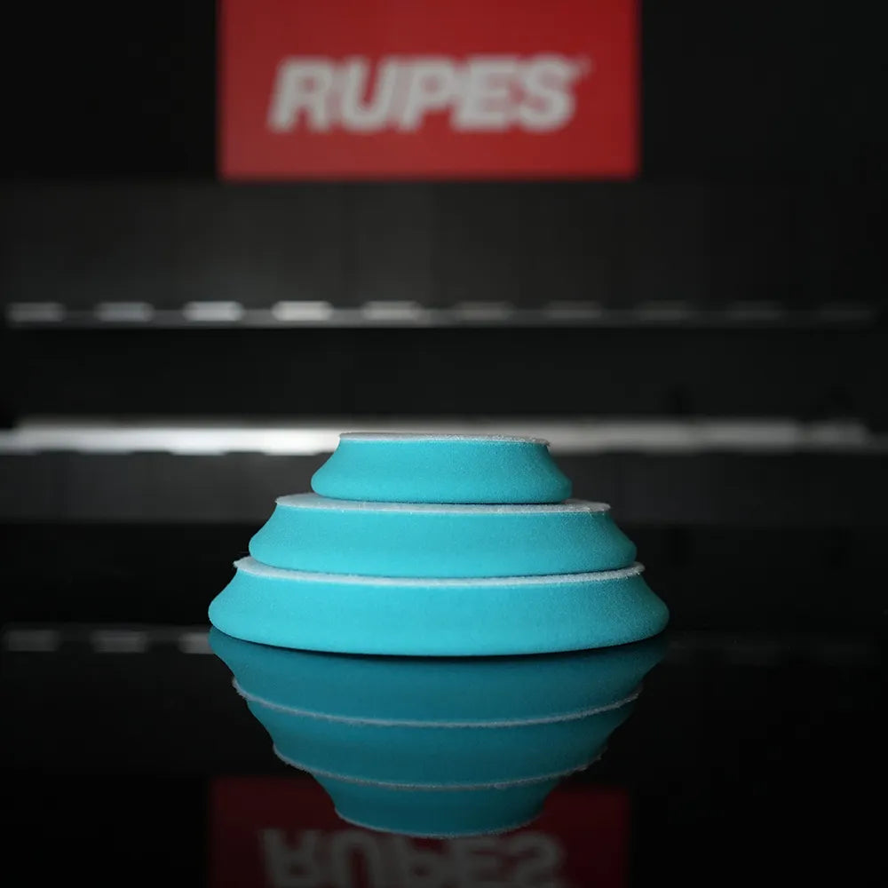 Rupes DA Foam Intermediate Pads - Azure (Medium)