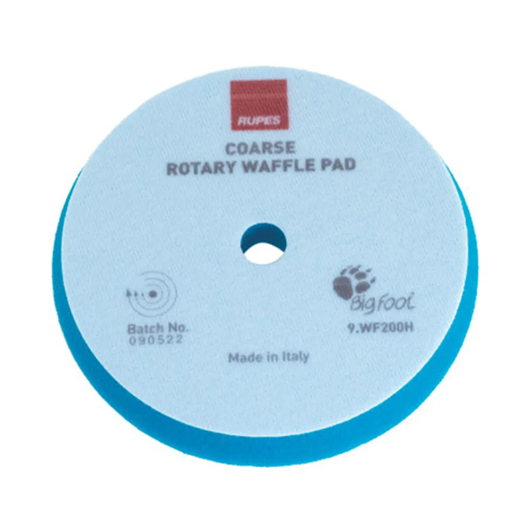 Rupes Rotary Waffle Foam Pads - Coarse Blue