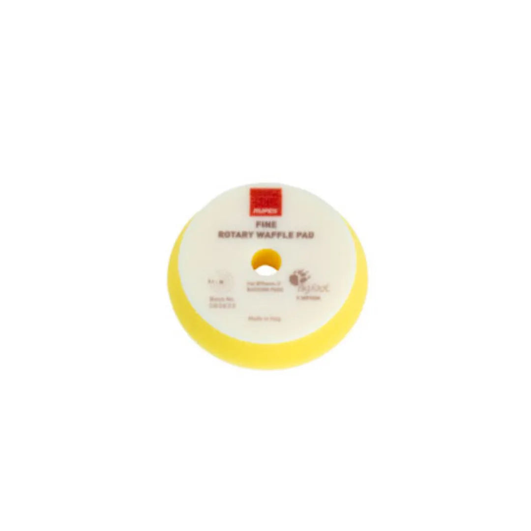 Rupes Rotary Waffle Foam Pads - Fine Yellow