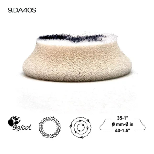 Rupes DA Foam Finishing Pads - White (Ultra-fine)