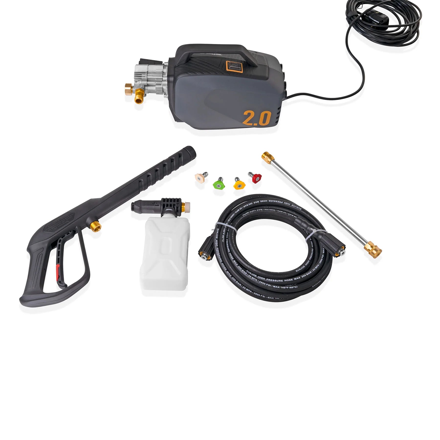 ACTIVE 2.0 Pressure Washer (FULL KIT) with free snow foam cannon