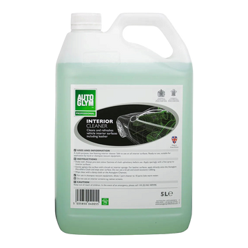 The Detail Warehouse Autoglym Interior Cleaner in a 5L bottle for professional automotive surface cleaning