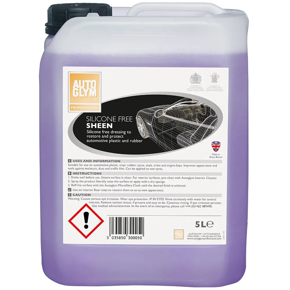 Autoglym Silicon Free Sheen - 5 Litre