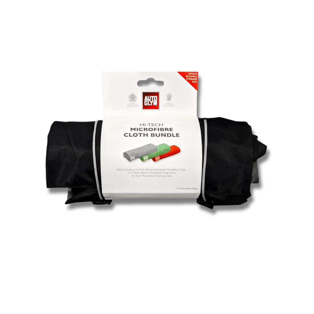 Autoglym Microfibre Car Care Kit - 3pc With Storage Bag