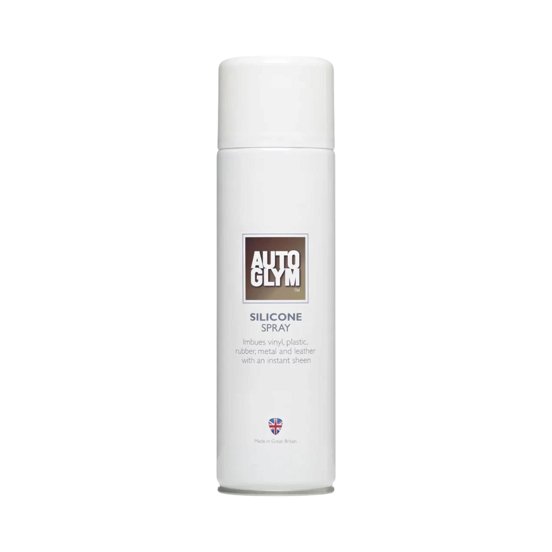 The Detail Warehouse Autoglym Silicone Spray aerosol can for protecting and shining automotive plastic and trim.