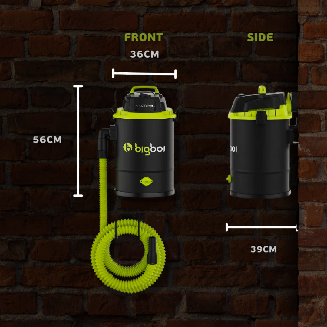Bigboi SUCKR Mini Plus - Wall Mounted Wet & Dry Vacuum