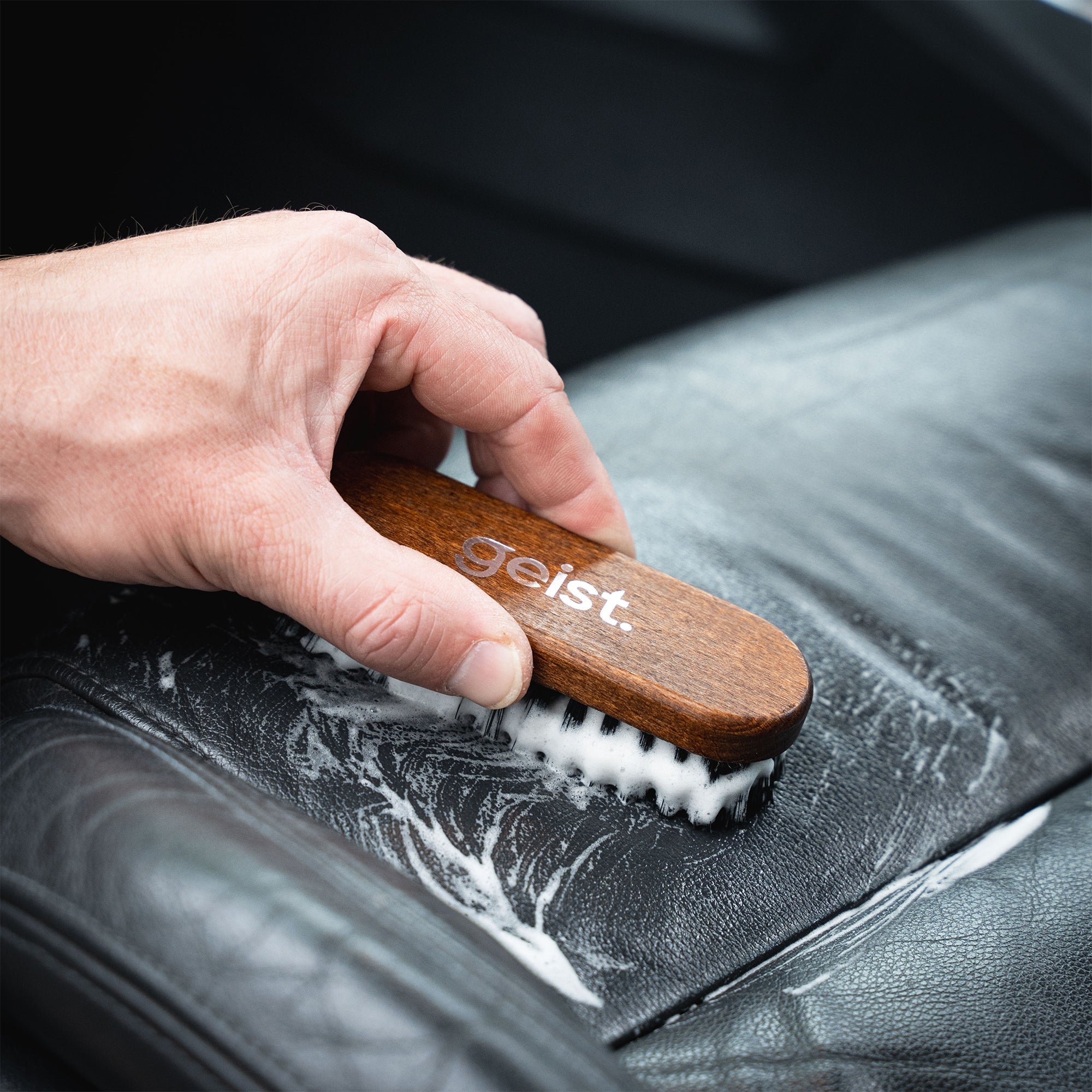 Geist Leather & Textile Cleaning Brush