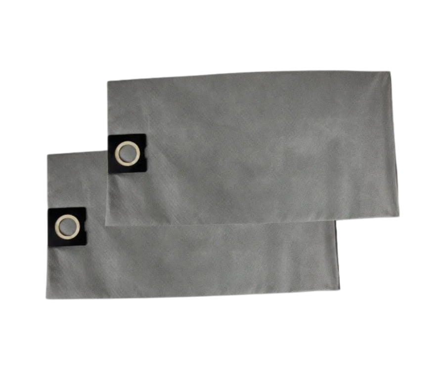 The Detail Warehouse reusable non-woven vacuum bags for BigBoi SUCKR Pro+ in grey fabric with mounting grommets.