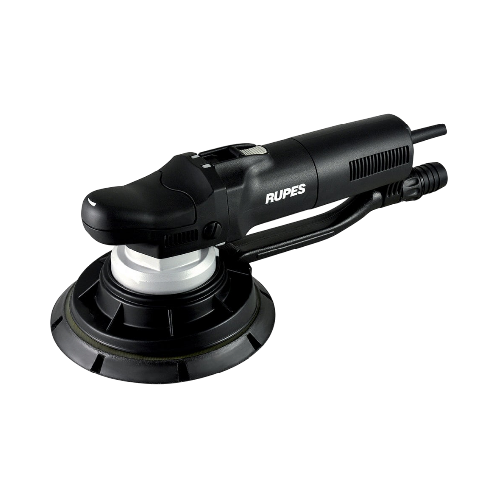 The Detail Warehouse Rupes EK200AES 200mm planetary sander with forced rotation for heavy-duty surface preparation.
