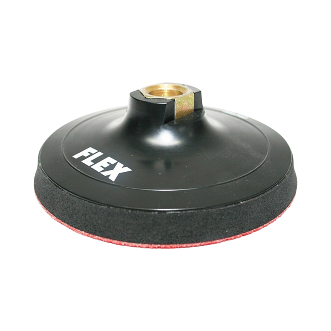 The Detail Warehouse Flex rotary backing plate with 14mm thread and thick cushioning foam for polishing machines