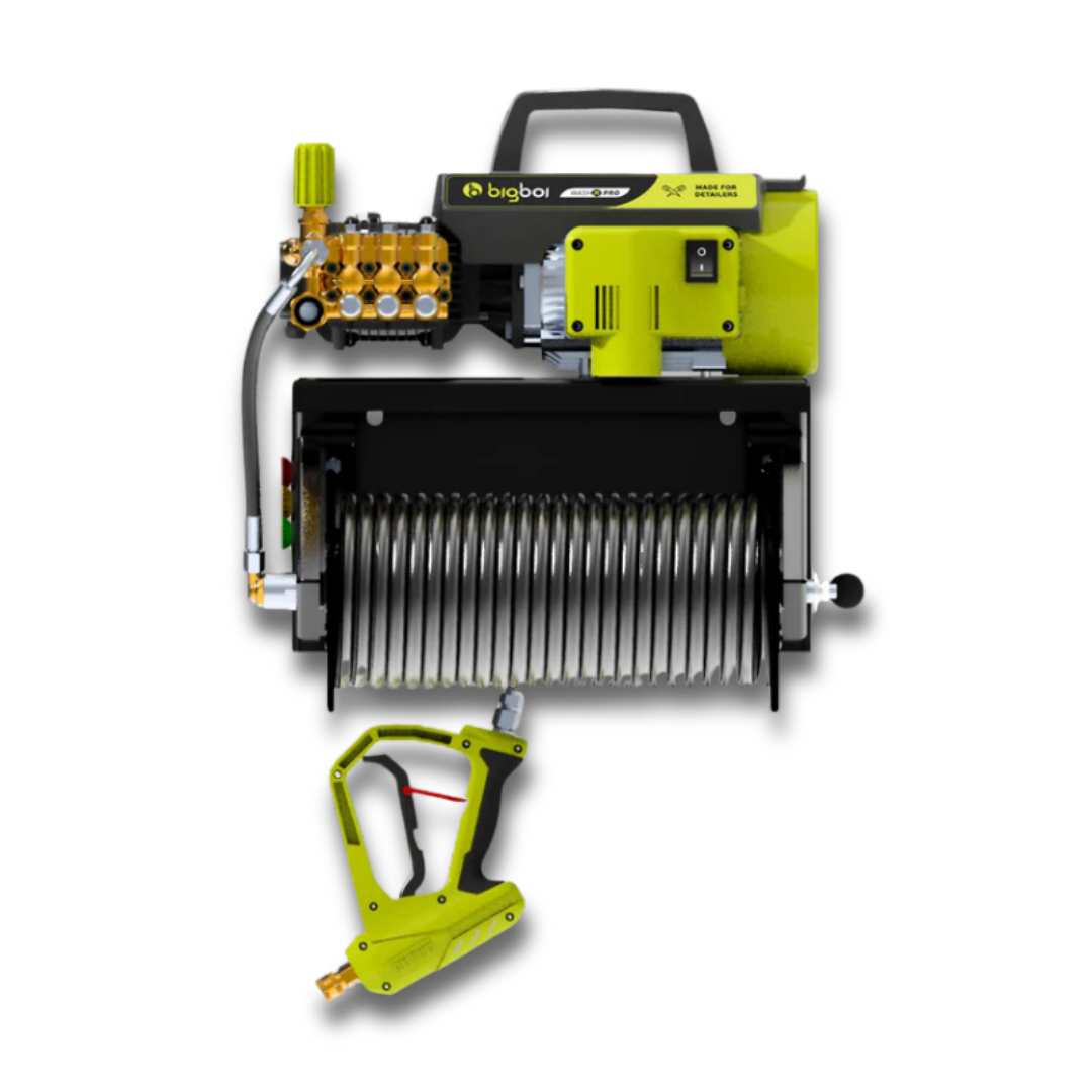 Bigboi WashR PRO Pressure Washer Fixed Wall Mount with Hose Reel