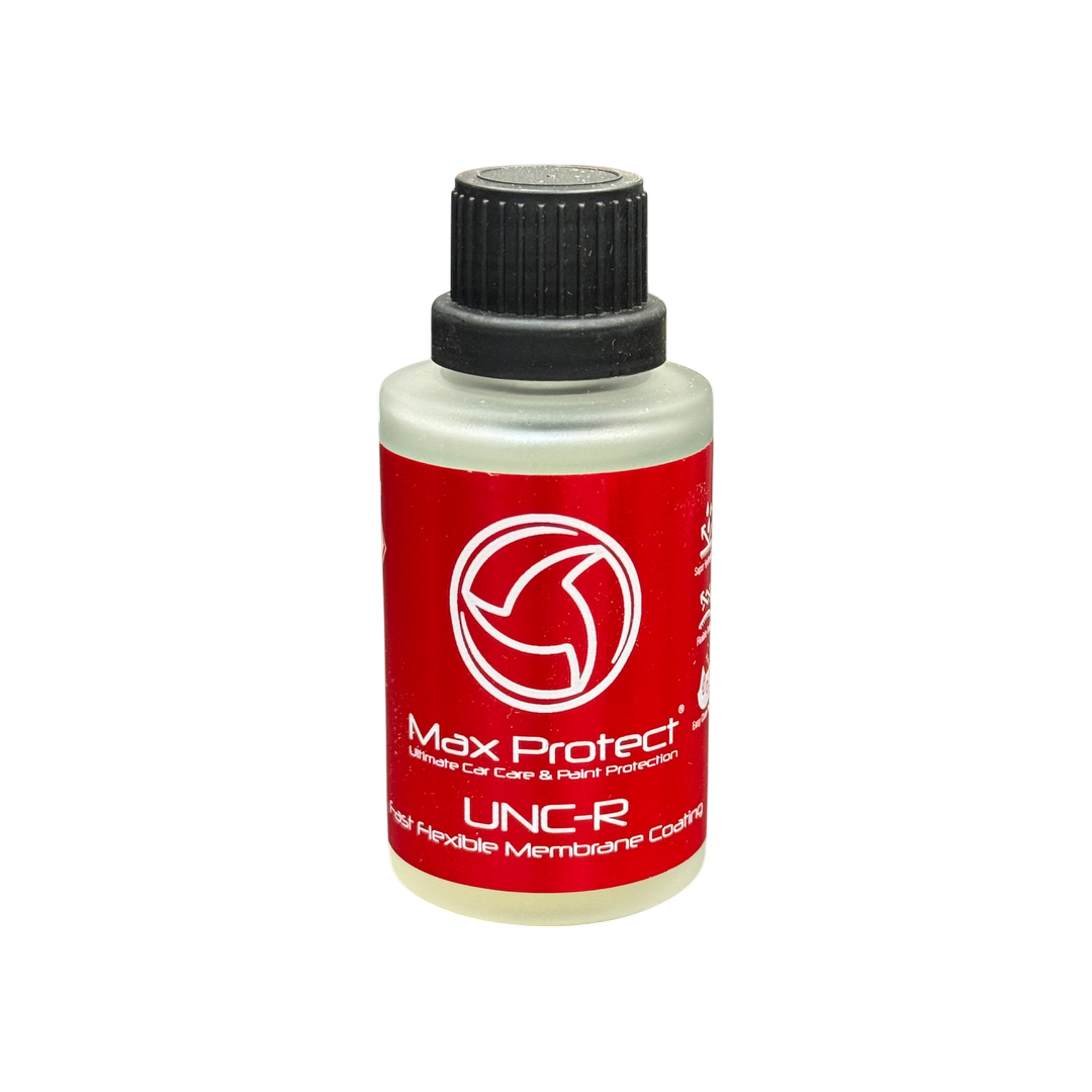 The Detail Warehouse Max Protect UNCR 30ml flexible rubberised nano coating bottle for car paint and PPF protection.