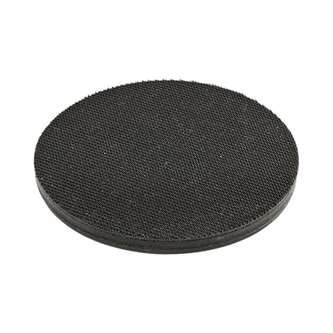 The Detail Warehouse black velcro backing plate for Flex PXE-80 mini cordless polisher