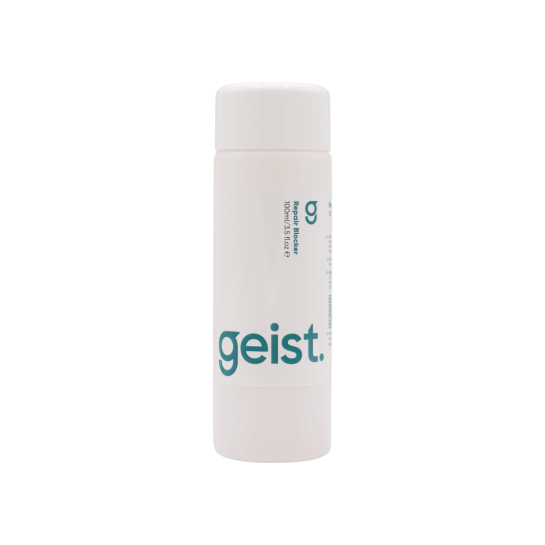 The Detail Warehouse Geist Repair Blocker 100ml bottle for preventing stain migration during leather repair