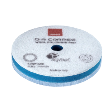 Rupes Bigfoot DA Wool Polishing Pads - Coarse Blue