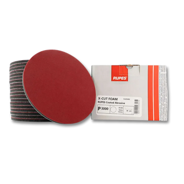 Rupes X-Cut Foam Backed Abrasive Sanding Pads - Ø 125mm - 5 inch