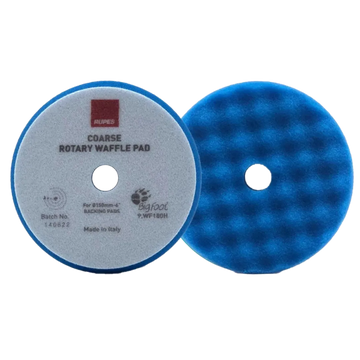 Rupes Rotary Waffle Foam Pads - Coarse Blue