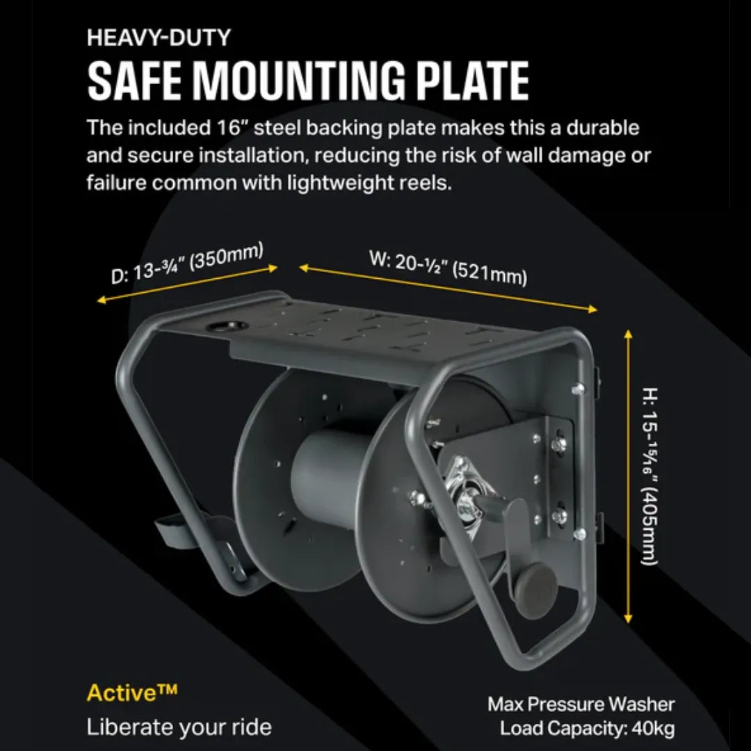 ACTIVE Pressure Washer Wall Mount & Hose Reel