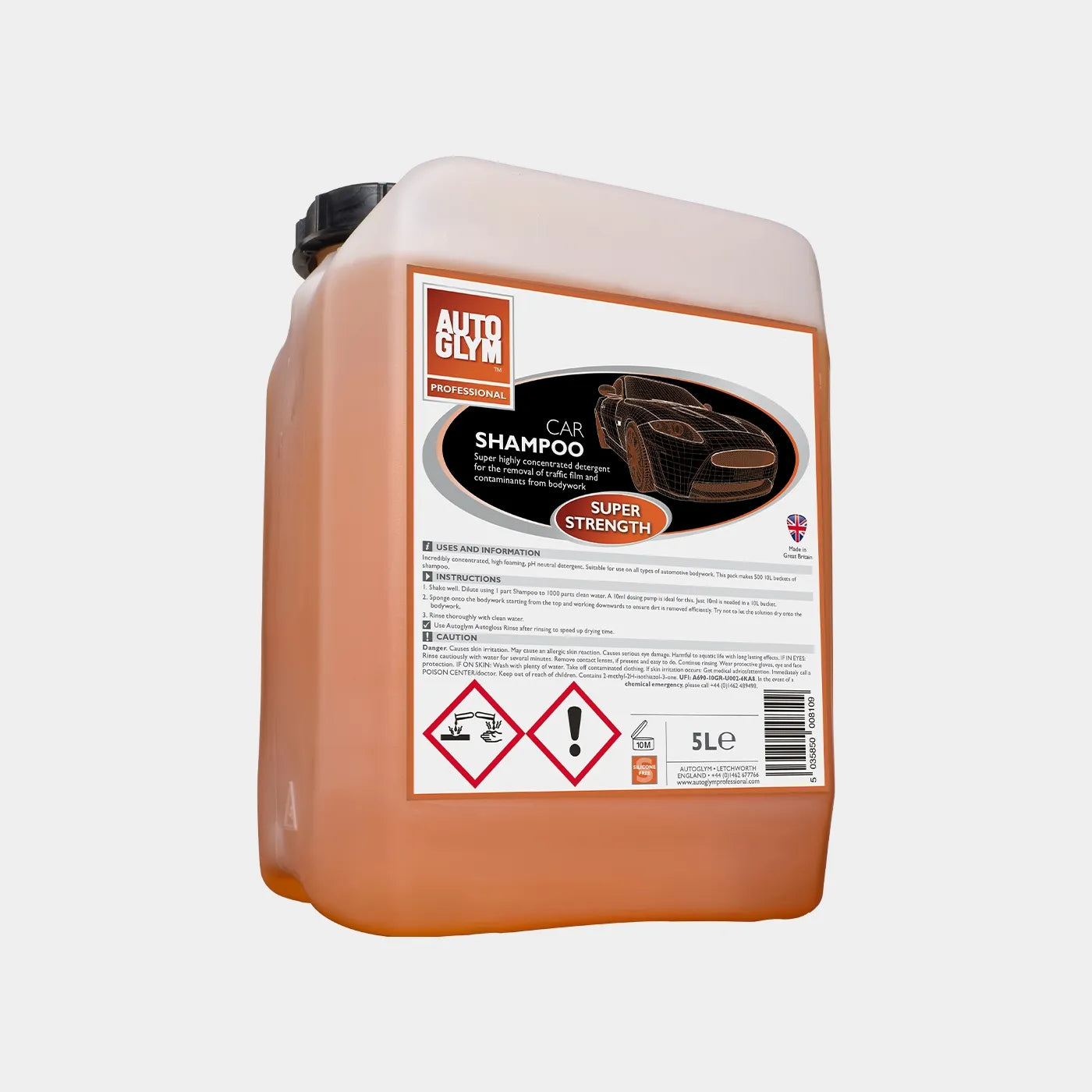 Autoglym Car Shampoo Super Strength - 5 Litre