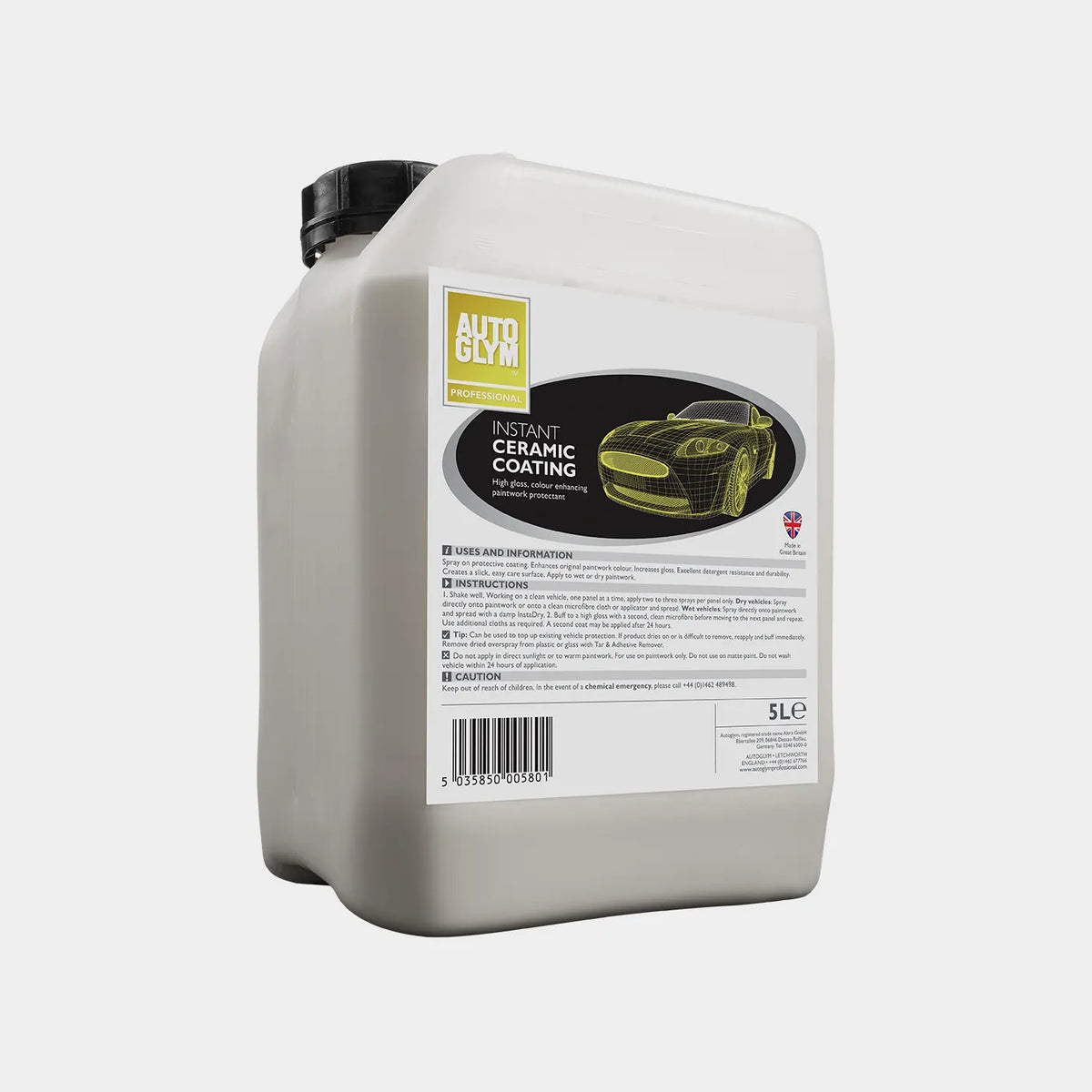 Autoglym Instant Ceramic Coating Spray - 5 Litre