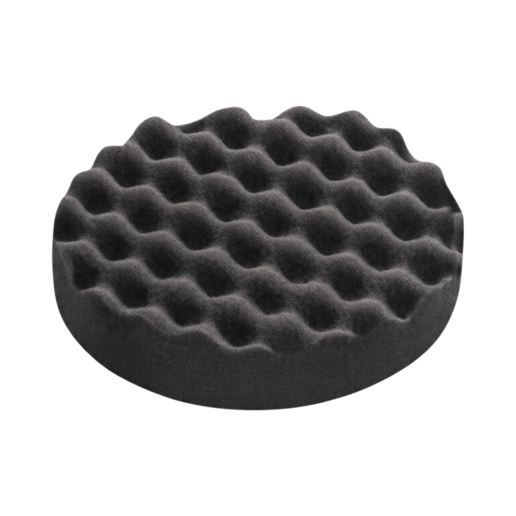 The Detail Warehouse Festool ultra fine black waffle foam polishing pad for professional automotive finishing