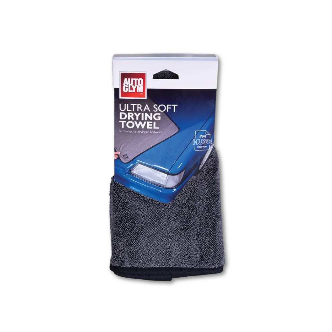 Auto Glym ultra soft drying towel packaging on a white background