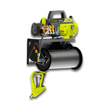 Bigboi WashR PRO Pressure Washer Fixed Wall Mount with Hose Reel