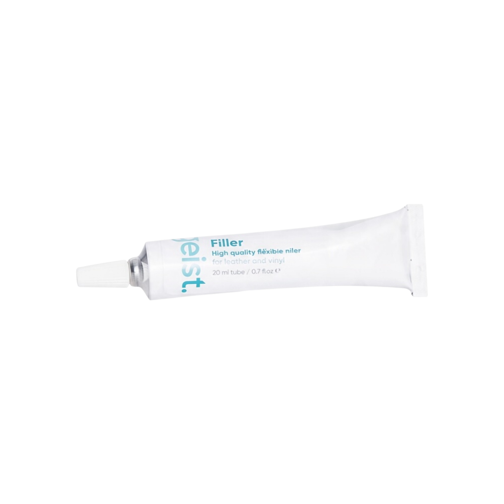The Detail Warehouse Geist Leather Filler PRO 20ml tube for repairing scuffs and cracks on leather and vinyl surfaces.