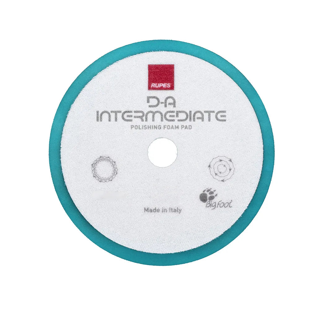 Rupes DA Foam Intermediate Pads - Azure (Medium)