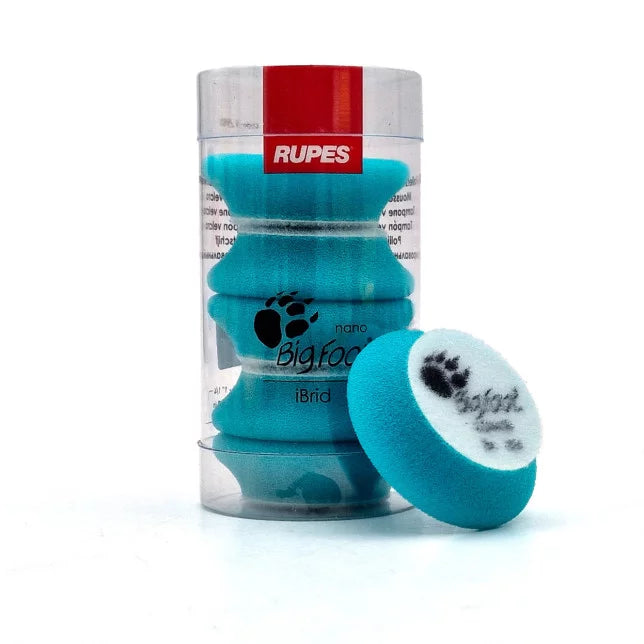 Rupes DA Foam Intermediate Pads - Azure (Medium)