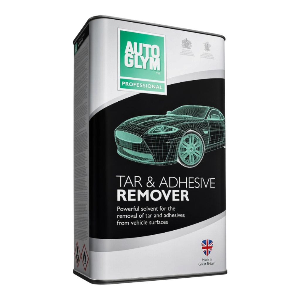 The Detail Warehouse Autoglym 5 litre tar and adhesive remover canister for professional vehicle surface cleaning.