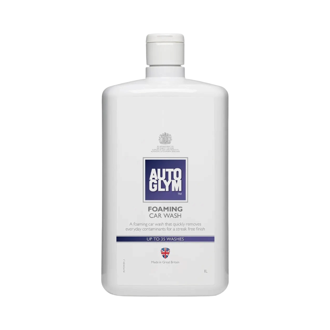 The Detail Warehouse Autoglym Foaming Car Wash 1000ml bottle with white cap and blue branding label