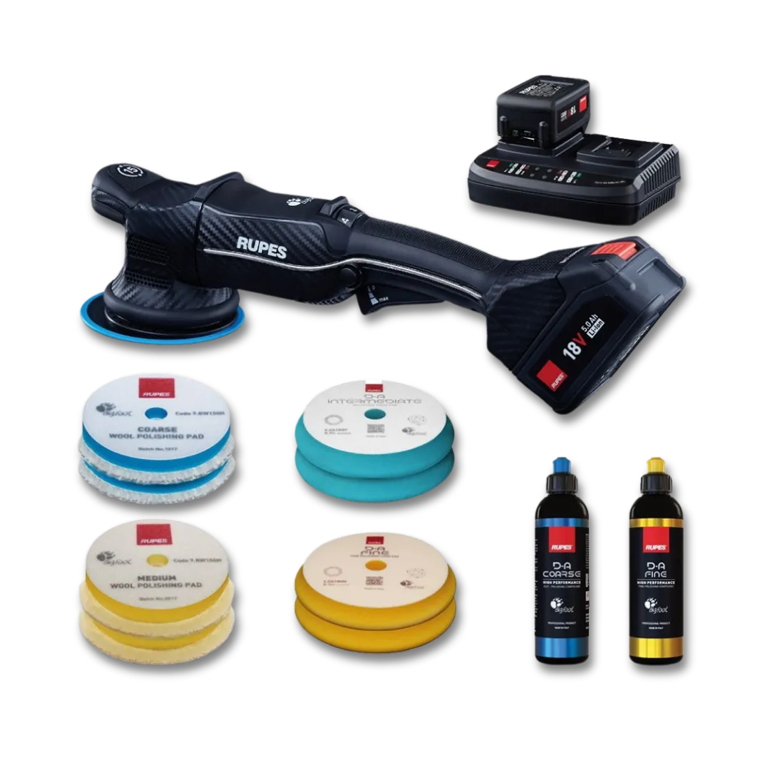 Rupes Battery Polisher - HLR15 iBrid Bigfoot