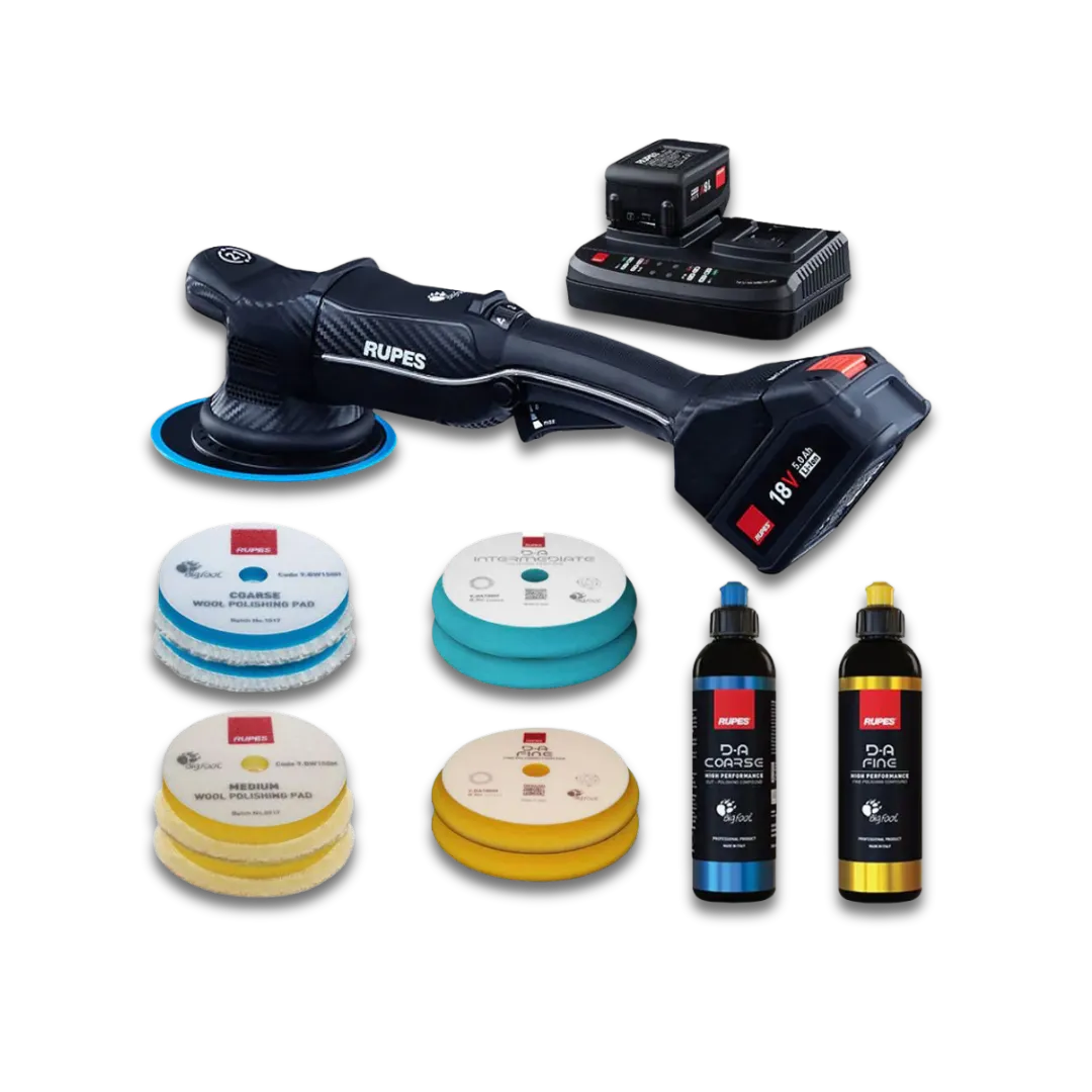 Rupes Battery Polisher - HLR21 iBrid Bigfoot