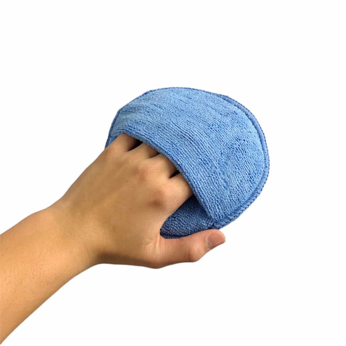 OPTiX PREMIUM Round Microfiber Applicator Pad (5 Pack) - Blue