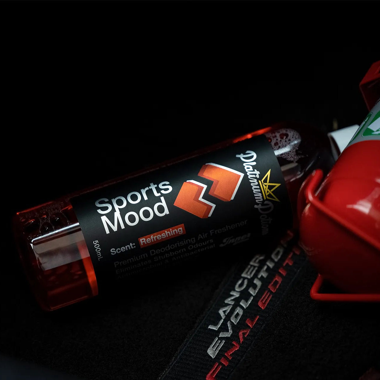 Sports Mood energy bar with a dark background