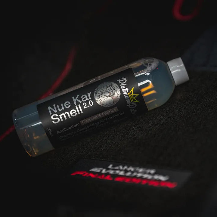 Nue Kar Smell 2.0 product on a dark background