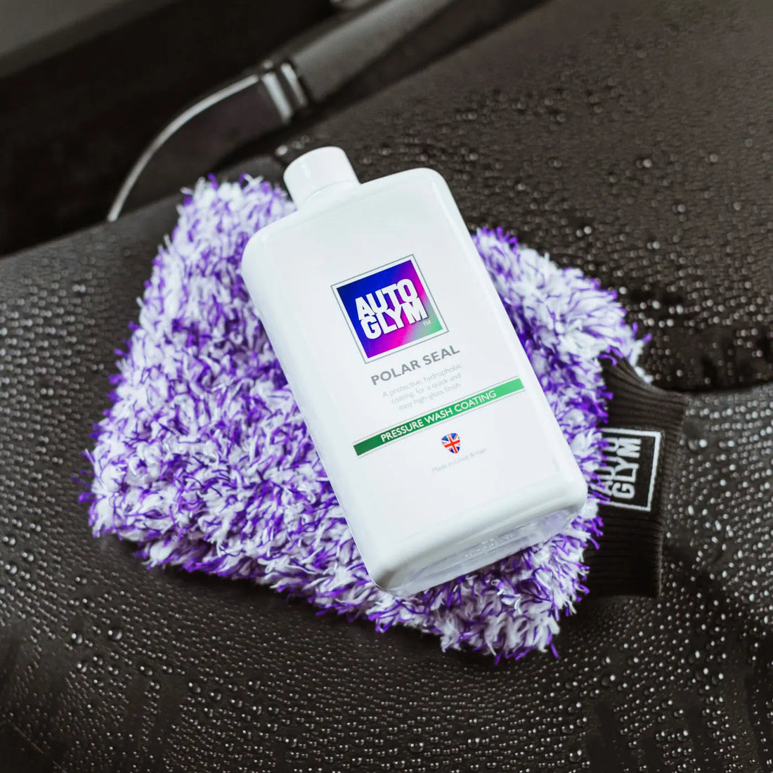 The Detail Warehouse Autoglym Polar Seal hydrophobic car paint sealant in a 1L white bottle for pressure wash systems.