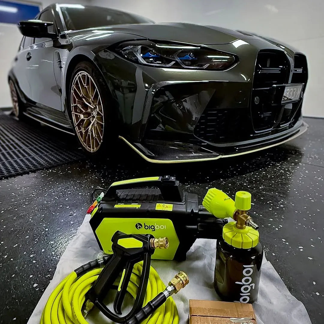 BigBoi WashR Quad High Performance Pressure Washer - Complete Kit with Free Snow Foam Cannon