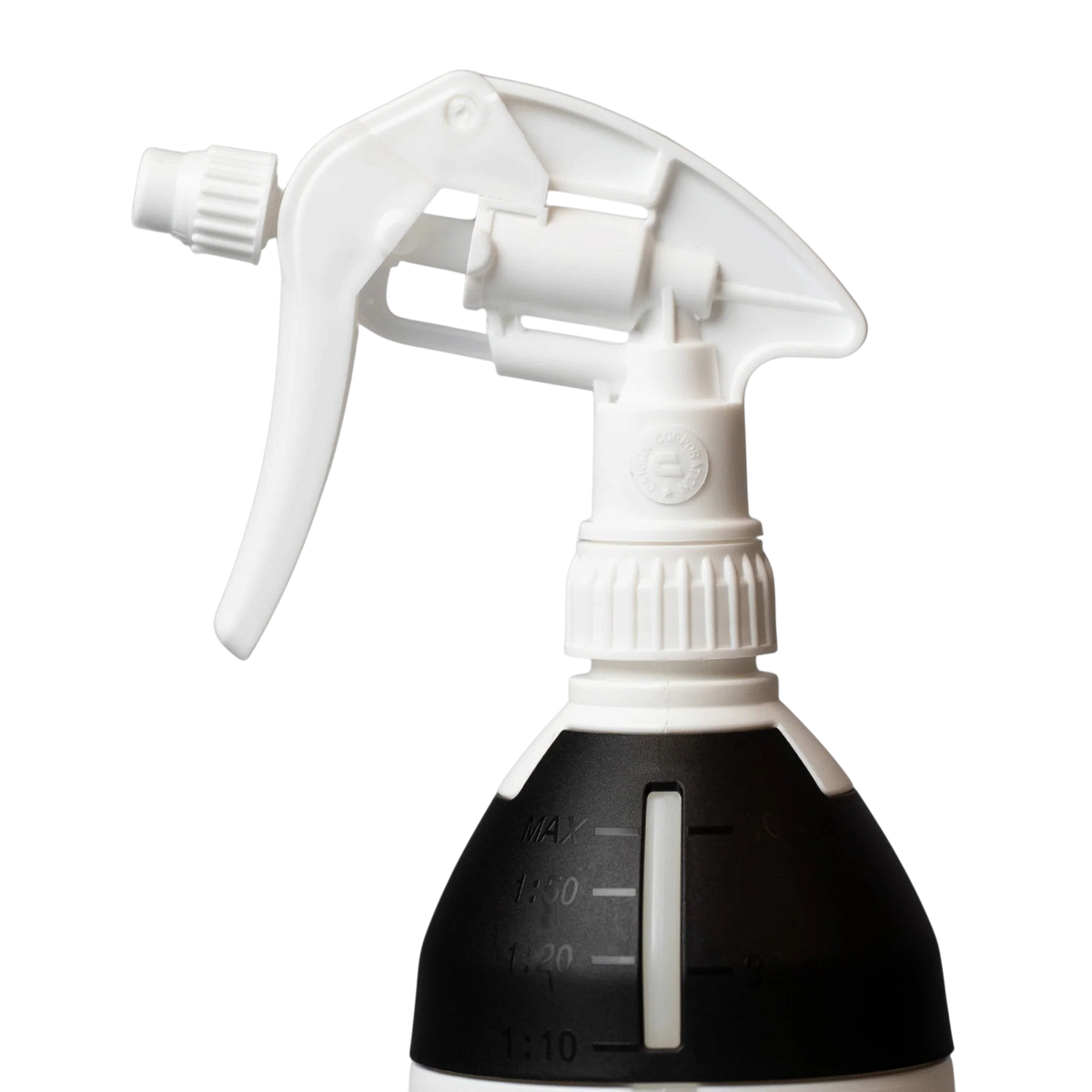 The Detail Warehouse Apex Customs 1L trigger sprayer with white adjustable nozzle and black chemical-resistant tank