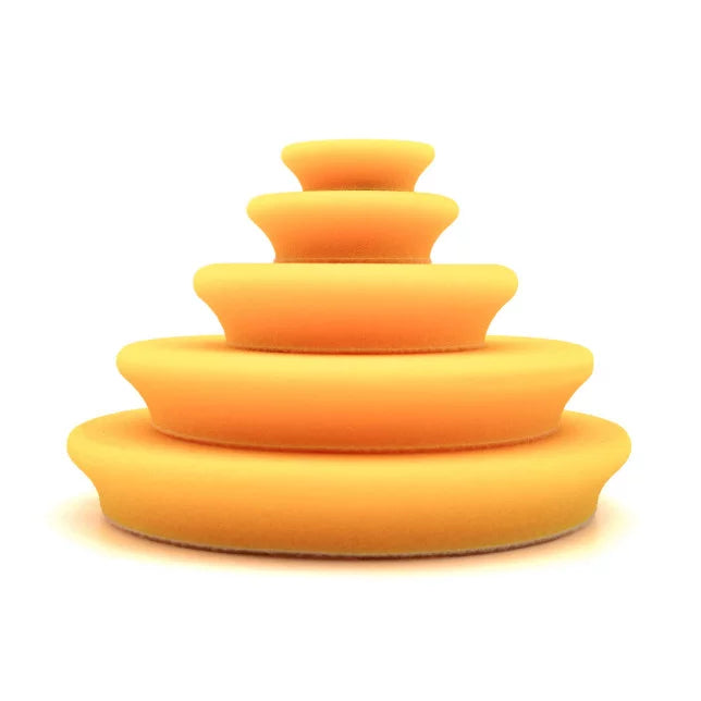 Rupes DA Foam Finishing Pads - Yellow (Fine)