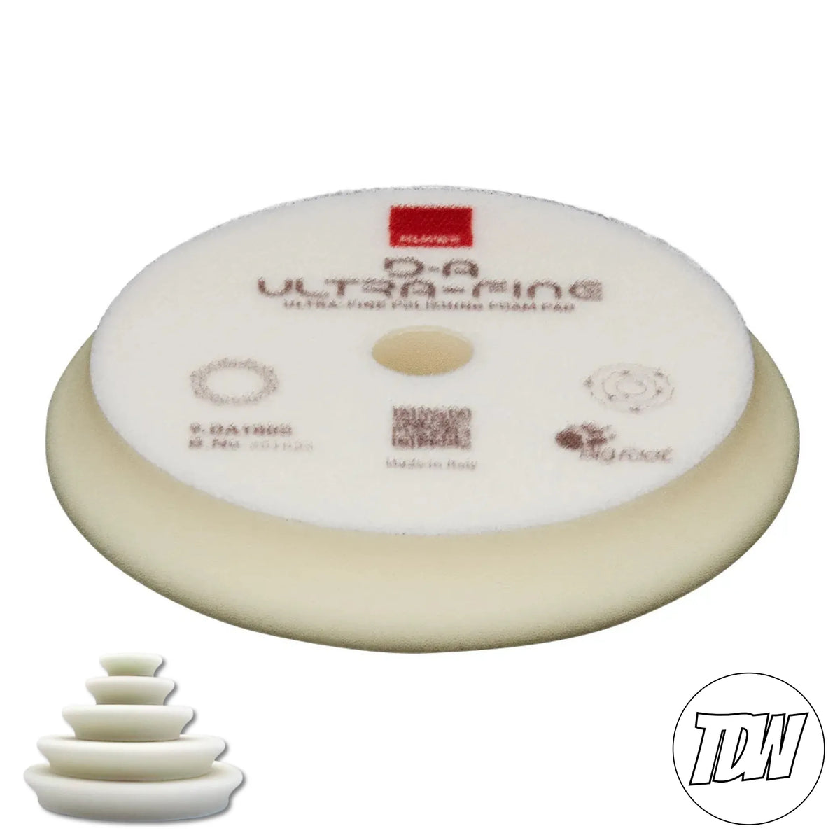 Rupes DA Foam Finishing Pads - White (Ultra-fine)