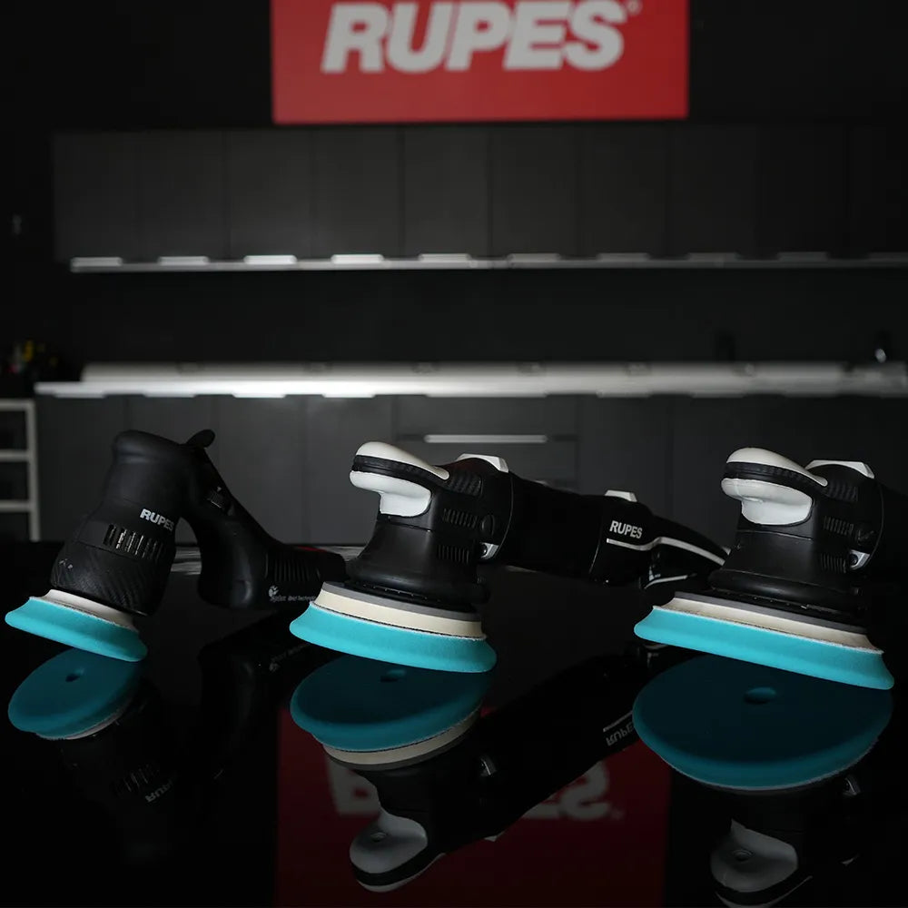 Rupes DA Foam Intermediate Pads - Azure (Medium)