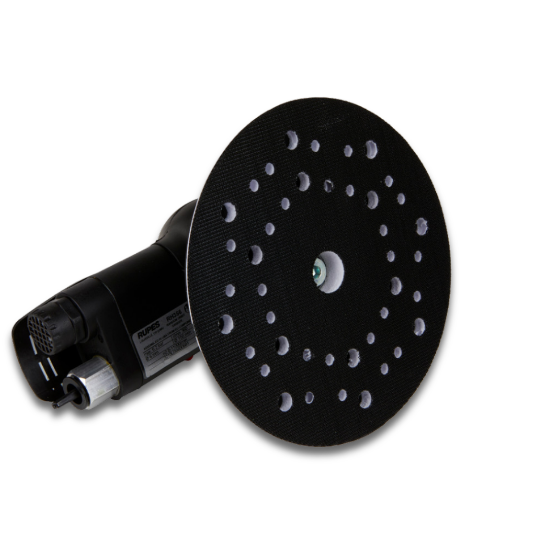 Rupes RH359A Skorpio III 150mm palm sander with velcro backing plate and vacuum port